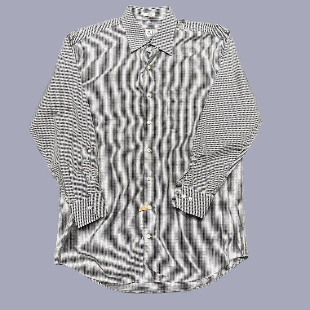 Peter Millar Multicolor Checkered Button Down Dre… - image 1